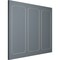 Ekena Millwork 28-in. W x 72-in. H Large Classic Panel Moulding Kit Triple Panel PMLKLCL28X72C - alternate 7